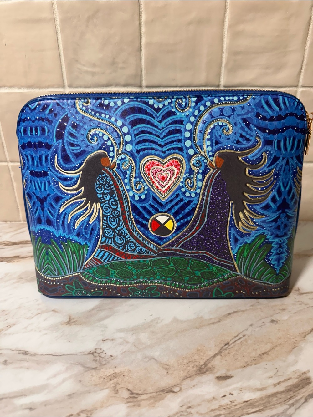 Leah Dorion "Breath of Life" Art Bag